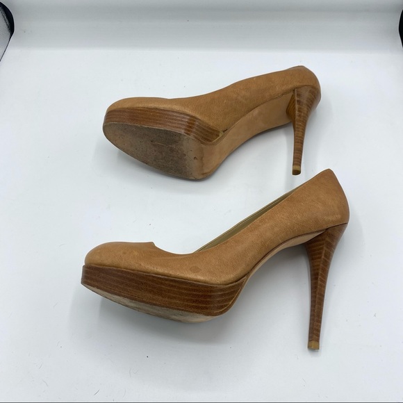 Stuart Weitzman Leather Platform Heels - Picture 7 of 8